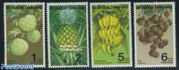 Thailand 1979 Fruits 4v, Mint NH, Nature - Fruit - Fruits