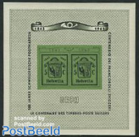 Switzerland 1943 GEPH Stamp Exposition S/s, Mint NH, Stamps On Stamps - Nuovi