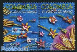 Colombia 1999 UPAEP, Disarmament 2v [:], Mint NH, U.P.A.E. - Kolumbien
