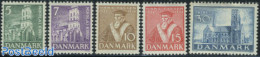Denmark 1936 400 Years Reformation 5v, Unused (hinged), Religion - Churches, Temples, Mosques, Synagogues - Religion - Ungebraucht