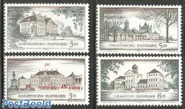 Denmark 1994 Castles 4v, Mint NH, Art - Castles & Fortifications - Unused Stamps