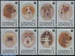 Dominica 1994 Dogs 8v, Mint NH, Nature - Dogs - Dominican Republic