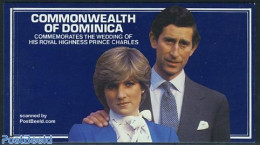 Dominica 1981 Royal Wedding Booklet, Mint NH, History - Charles & Diana - Kings & Queens (Royalty) - Stamp Booklets - Familles Royales