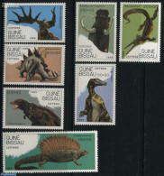 Guinea Bissau 1989 Prehistoric Animals 7v, Mint NH, Nature - Prehistoric Animals - Prehistorisch