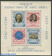 Guatemala 1938 US Constitution S/s, Mint NH, History - American Presidents - Guatemala