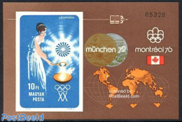 Hungary 1973 Olympic Games S/s Imperforated, Mint NH, Sport - Olympic Games - Ungebraucht