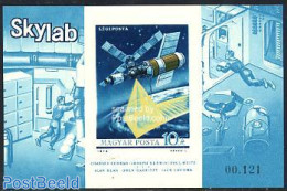 Hungary 1973 Skylab S/s Imperforated, Mint NH, Transport - Space Exploration - Ungebraucht