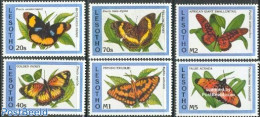 Lesotho 1993 Butterflies 6v, Mint NH, Nature - Butterflies - Lesotho (1966-...)