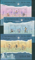 Somalia 1994 World Cup Football 3 S/s, Mint NH, Sport - Football - Somalia (1960-...)