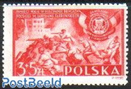 Poland 1946 Jaroslaw Dabrowski 1v, Mint NH, History - Militarism - Neufs