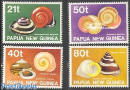 Papua New Guinea 1991 Shells 4v, Mint NH, Nature - Shells & Crustaceans - Marine Life
