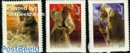 Canada 2009 Christmas 3v S-a, Mint NH, Religion - Christmas - Unused Stamps