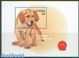 Grenada Grenadines 1997 Golden Retriever S/s, Mint NH, Nature - Dogs - Grenada (1974-...)