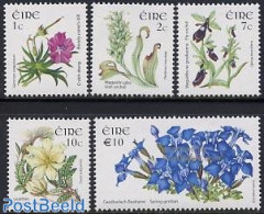 Ireland 2005 Definitives, Flowers 5v, Mint NH, Nature - Flowers & Plants - Unused Stamps