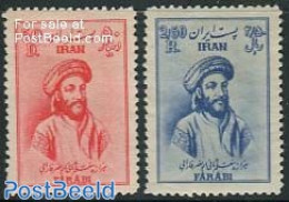 Iran/Persia 1951 Alfarabi 2v, Unused (hinged) - Iran
