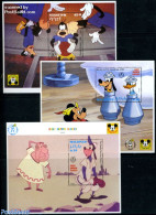 Maldives 1992 60 Years Goofy 3 S/s, Mint NH, Art - Disney - Disney