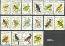 Malawi 1988 Definitives, Birds 16v, Mint NH, Nature - Birds - Malawi (1964-...)