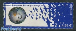French Antarctic Territory 2008 Art, Birds & Globe 1v, Mint NH, Nature - Various - Birds - Globes - Nuevos