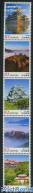 Japan 2014 Japanese Castle Series No. 3 5v [::::], Mint NH, Art - Castles & Fortifications - Unused Stamps