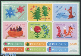 Finland 2015 Wishing Stamps 6v M/s S-a, Mint NH, Various - Greetings & Wishing Stamps - Ongebruikt