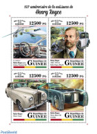 Guinea, Republic 2018 Henry Royce, Mint NH, Transport - Automobiles - Aircraft & Aviation - Voitures