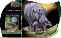 Djibouti 2016 Hippos, Mint NH, Nature - Hippopotamus - Djibouti (1977-...)