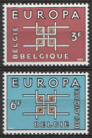 1260/61 ** Europa 1963 - Unused Stamps