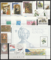 Belgique - Année Complète 1989 ** 2312/48 + BL65 + Carnet B19   - La Plupart Avec Bdf Ou Cdf - Unused Stamps