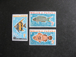 Wallis Et Futuna:  TB Série Timbres-Taxe N° 37 Au N°39, Neufs XX. - Segnatasse