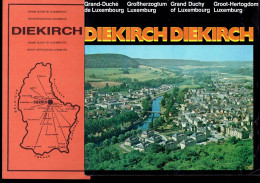Souvenir D'un Séjour à Diekirch (Dépliant Touristique + Plan De La Ville) - Tourism Brochures