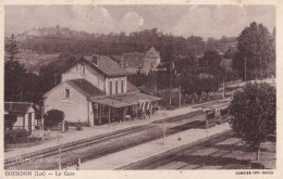 Y4-46) GOURDON (LOT) LA GARE  - ( 2 SCANS ) - Gourdon