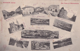 Y27-38) ROYBON (ISERE) SES VUES ET MONUMENTS  - 1905 - ( 2 SCANS ) - Roybon