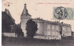 X7-17) JONZAC - LE CHATEAU - COTE DE LA SOUS PREFECTURE - 1906 - Jonzac