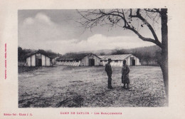 X8-82)  CAMP DE CAYLUS (TARN ET GARONNE) LES BARAQUEMENTS - MILITAIRES - ( 2 SCANS ) - Caylus