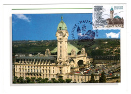 Carte Maximum 1er Jour Haute Vienne Gare De Limoges Bénédictins 2007. Carte édition Tépec - 2000-2009