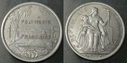 Monnaie Polynésie Française - 1977  - 1 Franc IEOM - French Polynesia
