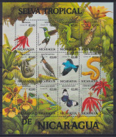 Nicaragua 3236-3247 Postfrisch Als Zd-Bogen, Wildtiere #NF281 - Nicaragua