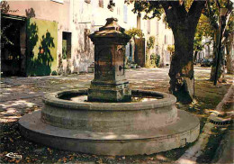 84 - Bedarrides - Fontaine Du Quai De Louvèze - Automobiles - CPM - Voir Scans Recto-Verso - Bedarrides