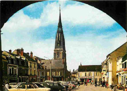 45 - Beaune La Rolande - La Place Du Marché Et L'église Saint-Martin - Automobiles - Carte Neuve - CPM - Voir Scans Rect - Beaune-la-Rolande