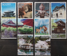 Japan 2009 Travel Scenes No5 Touristische Sehenswürdigkeiten Mi 1818/27° Gest. - Used Stamps