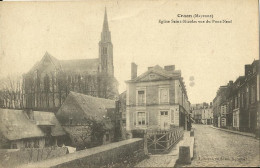 10823 CPA Craon - Eglise Saint Nicolas Vue Du Pont Neuf - Craon