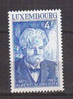 Q3362 - LUXEMBOURG Yv N°858 ** Albert Schweitzer - Unused Stamps