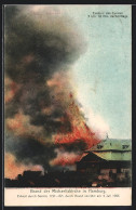 AK Hamburg-Neustadt, Brand Der Michaeliskirche Am 3.7.1906, Einsturz Des Turmes Um 3 Uhr Nachmittags  - Catastrofi