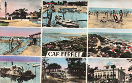 FRANCE - CAP Ferret - Multi-vues De Différents Endroits à Cap Ferret - Animé - Carte Postale Ancienne - Arcachon