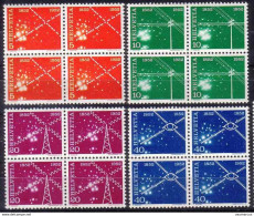 Zu 309-312 / Mi 568-569 / YT 517-520 100 Ans TELECOMMUNICATIONS 1952 Bbloc De 4 **/MNH SBK 32,- Voir Description - Nuevos