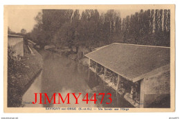 CPA - SAVIGNY-sur ORGE En 1934 (S.- Et-O.) Un Lavoir Sur L'Orge ( Bien Animé ) Coll. Douillet - Phot. Combier - Savigny Sur Orge