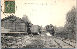 45 CHATILLON COLIGNY - La Gare, Passage D'un Train  - Chatillon Coligny
