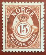 Norway - Post Horn - 15 Norway - øre - 1952 - Usados