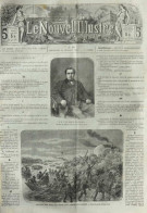 S. A. I. Le Prince Napoléon - Passage D'un Bras De L'Elbe Par L'armée Prussienne - Page Original 1866 - Documenti Storici