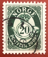 Norway - Post Horn - 20 Norway - øre - 1952 - Used Stamps